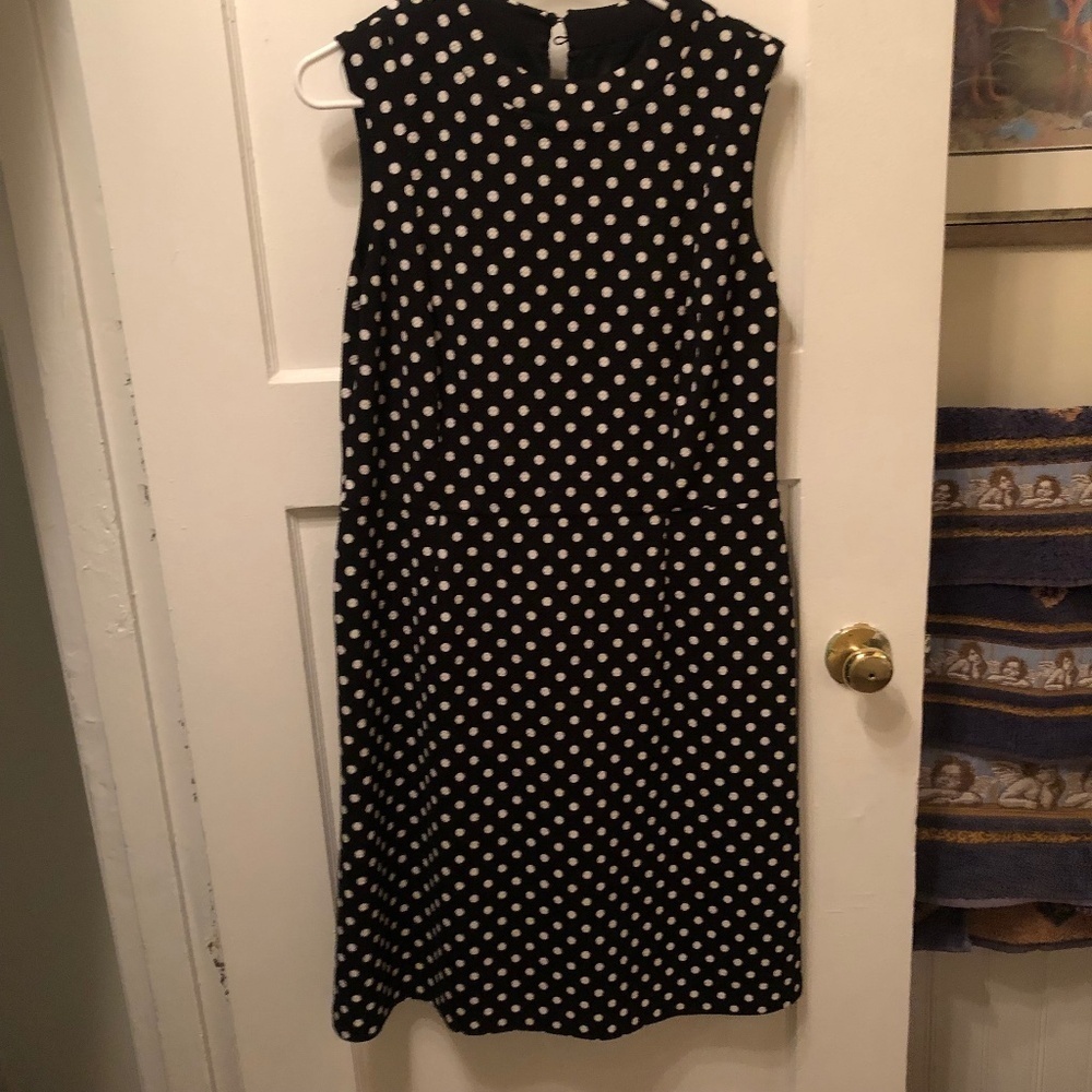 Nine West polka dot dress for those cool summer evening dinners, used